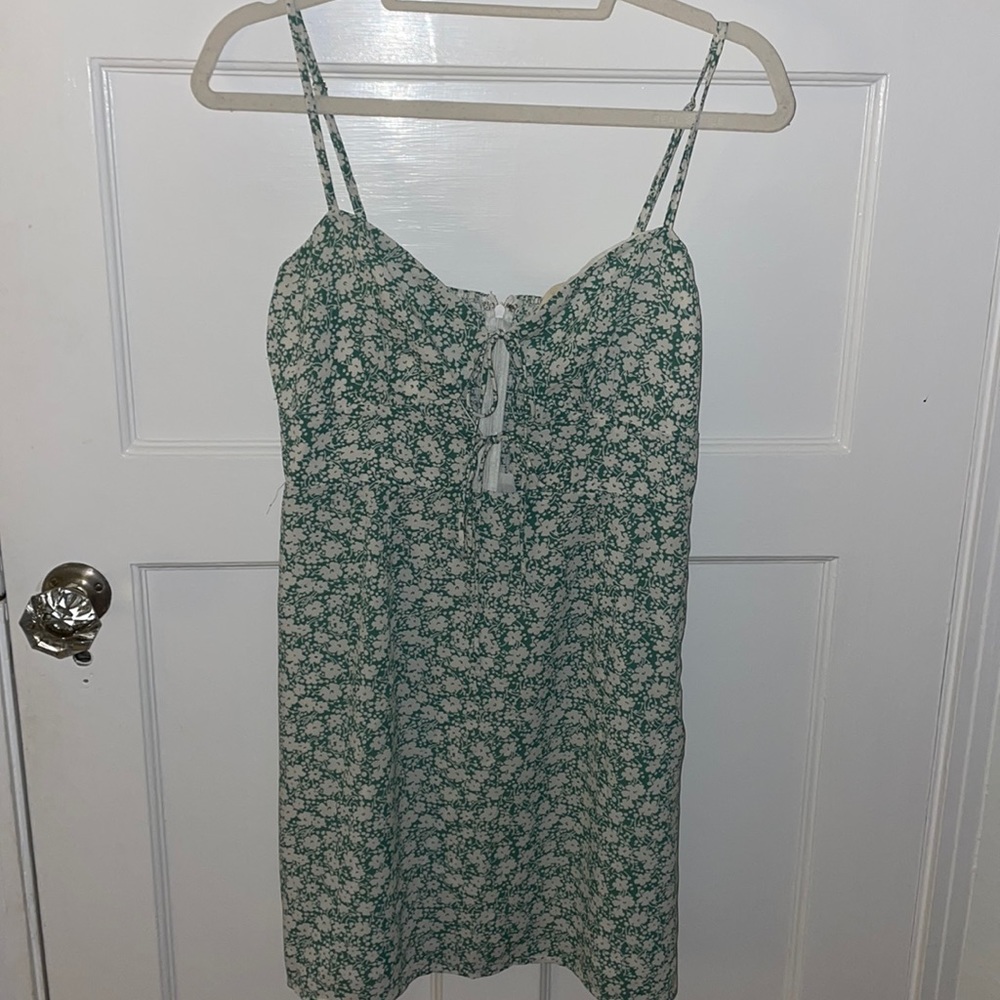 Urban Outfitters Light Green Floral Dress